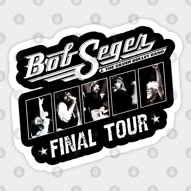 Limitied Edition Bob the legend rock and Roll american Seger Final Tour Sticker by bodisemok